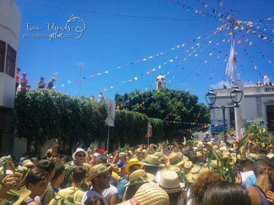 La Fiesta de La Rama. Agaete, Gran Canaria, Spain. 8-2017